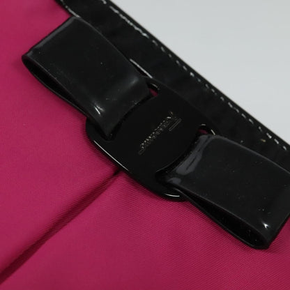 Salvatore Ferragamo Vala Handbag Nylon, PINK, NYLON, Handbag