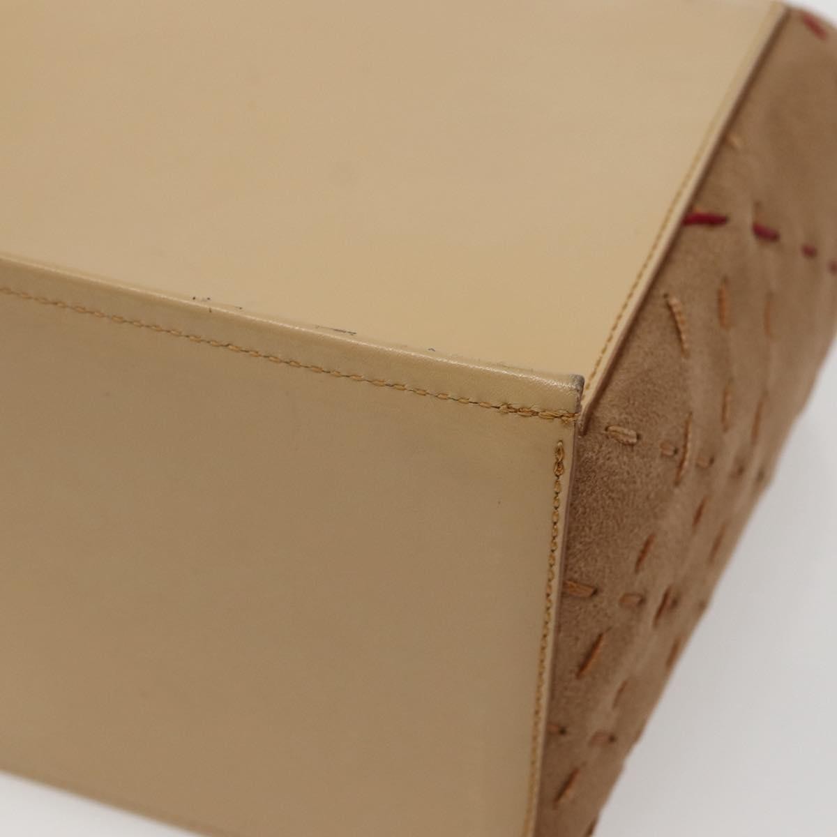 Burberry Vintage Handbag Leather, BEIGE, LEATHER, Handbag