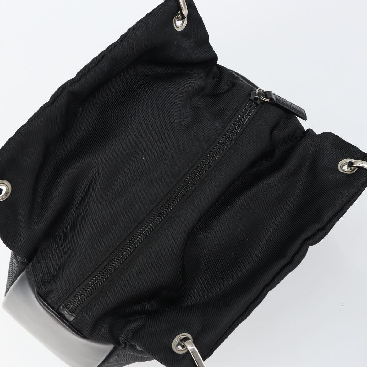 Gucci Vintage Bamboo Handle Bag Leather, BLACK, LEATHER, Handbag