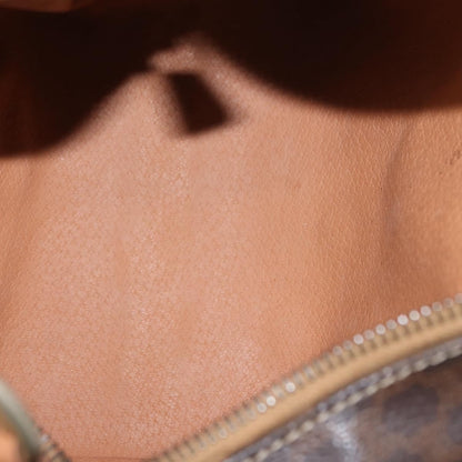 Celine Vintage Macadam Handbag Macadam, BROWN, CANVAS, Handbag