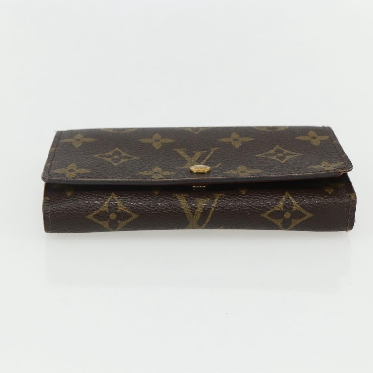 Louis Vuitton Porte Monnaie Tresor Wallet Monogram Canvas, BROWN, CANVAS, Wallets