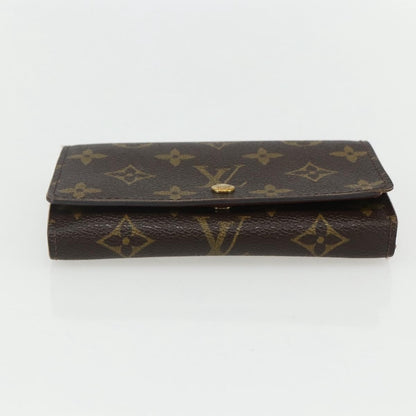 Louis Vuitton Porte Monnaie Tresor Wallet Monogram Canvas, BROWN, CANVAS, Wallets
