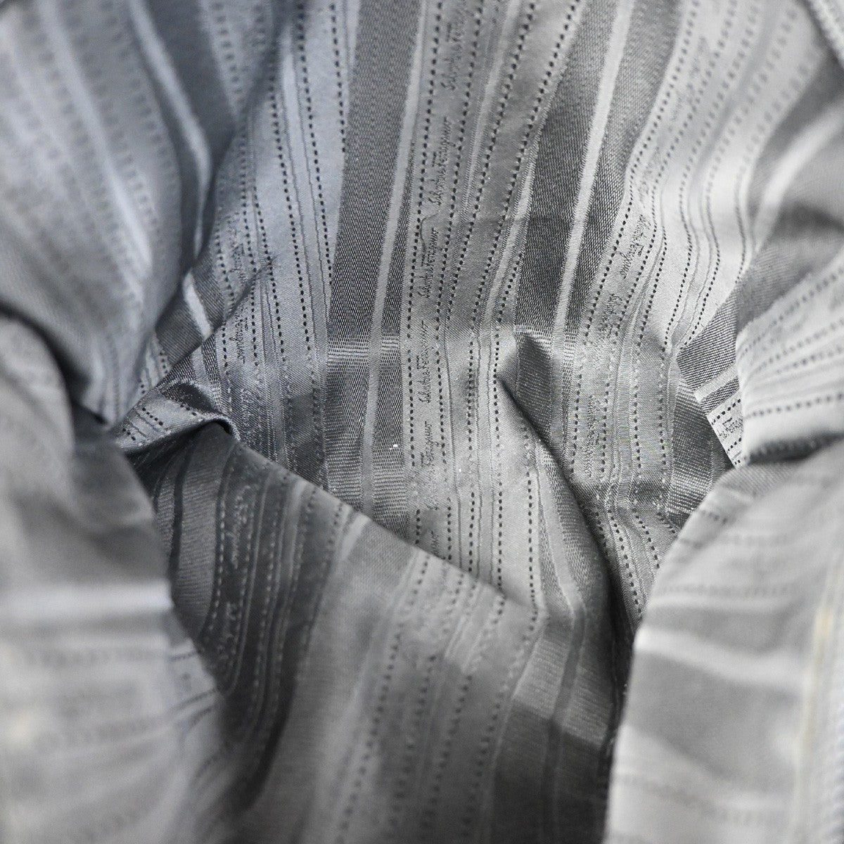 Salvatore Ferragamo Gancini handbag Leather, GRAY, LEATHER, Handbag