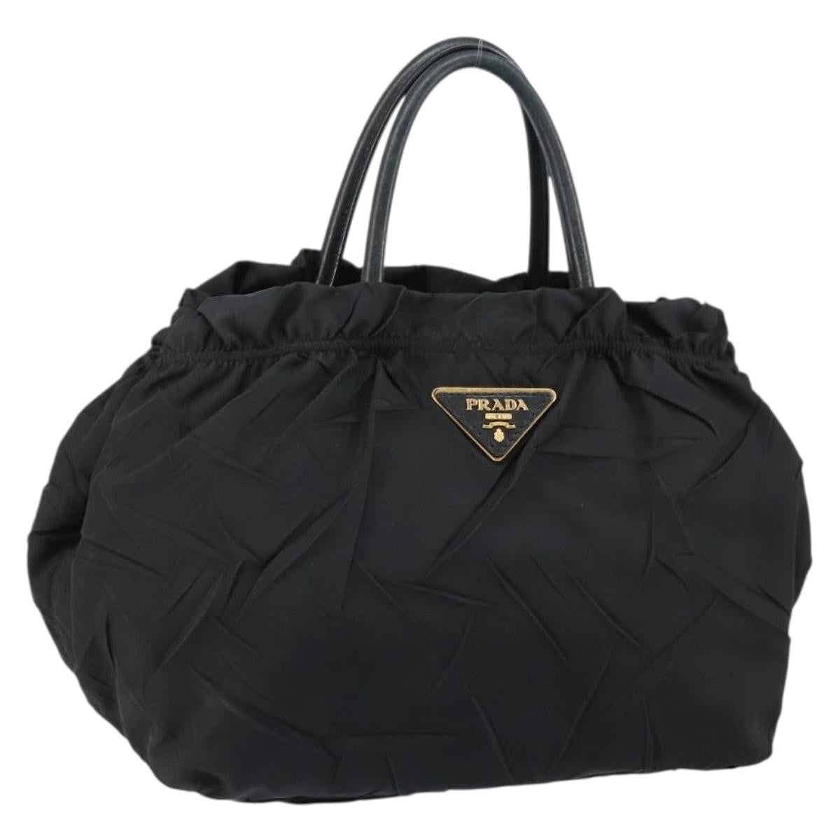Prada Vintage Handbag Tessuto, BLACK, NYLON, Handbag