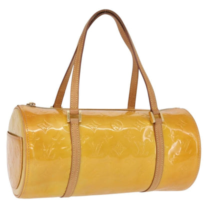 Louis Vuitton Bedford Handbag Monogram Vernis, YELLOW, PATENT_LEATHER, Handbag
