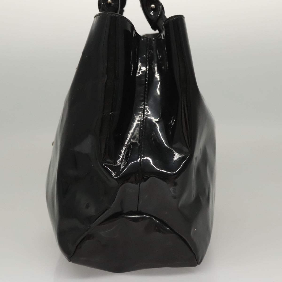 Salvatore Ferragamo Vara Tote Patent Leather, BLACK, PATENT_LEATHER, Tote bag