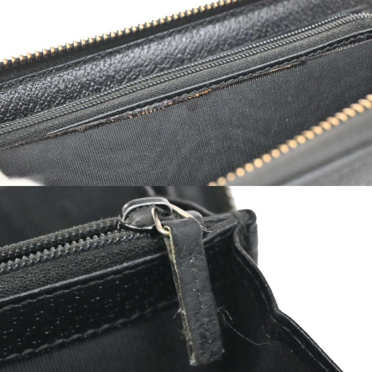 Gucci GG Marmont Zip Around Wallet Leather, BLACK, LEATHER, Wallets