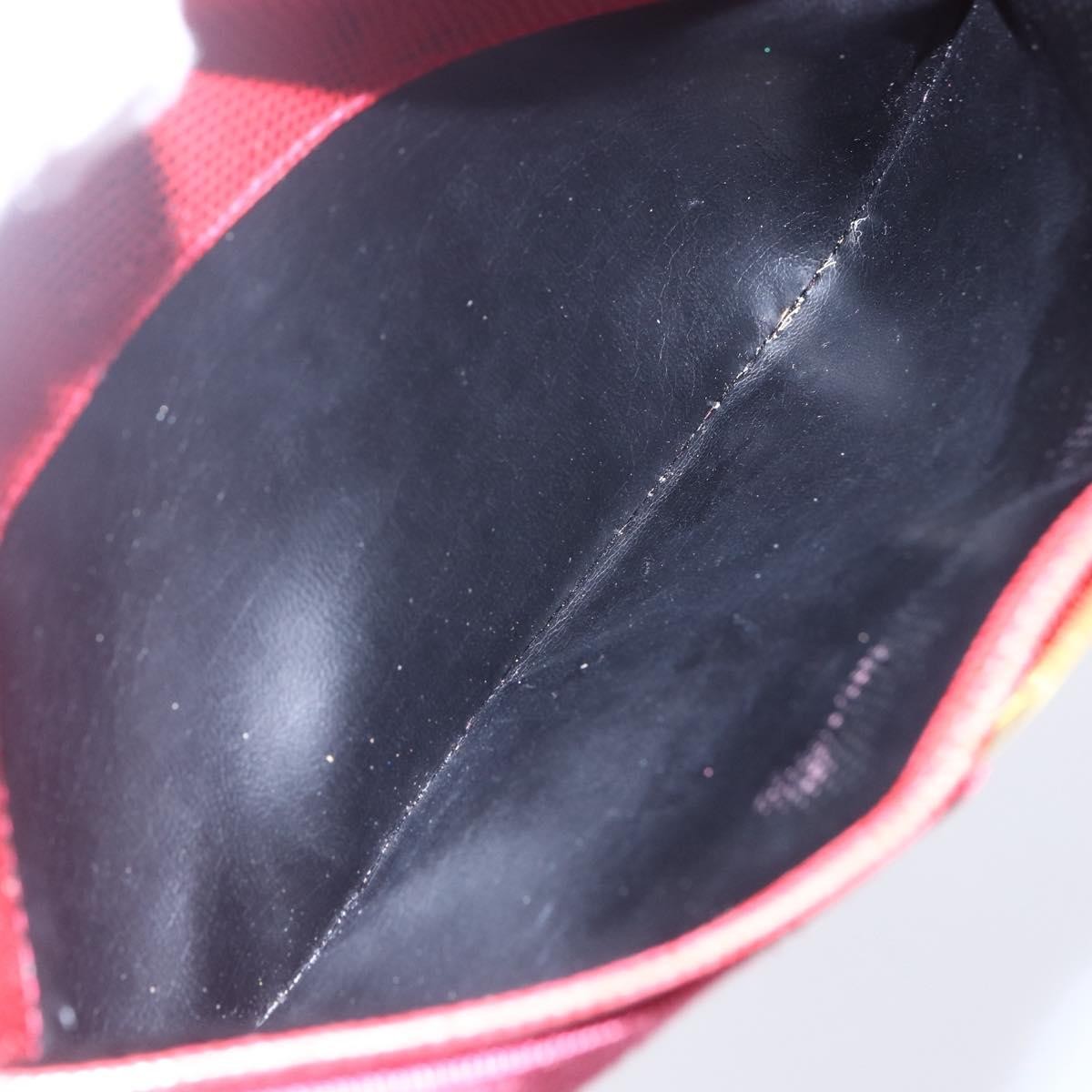 Salvatore Ferragamo Vala Shoulder Bag Embossed Leather, RED, LEATHER, Shoulder bag