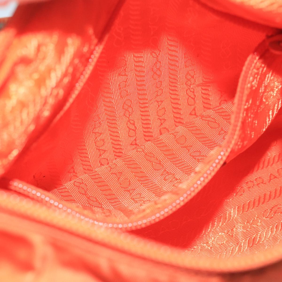 Prada Vintage Shoulder Bag Tessuto, ORANGE, NYLON, Shoulder bag