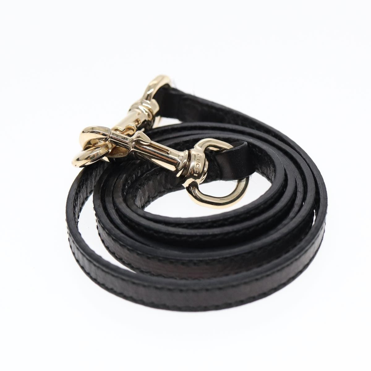 Gucci Heart Crest Handbag Leather, BLACK, LEATHER, Handbag