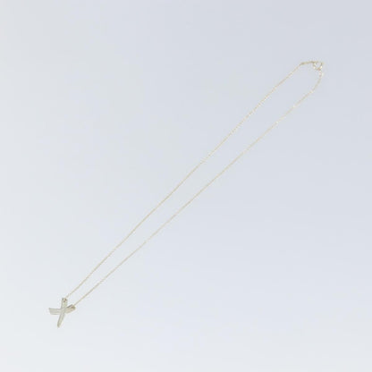 Tiffany & Co. Paloma Picasso Graffiti X Pendant Necklace Silver, SILVER, SILVER, Necklace