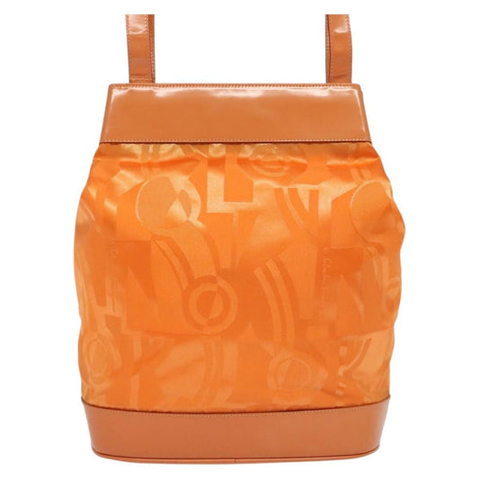 Salvatore Ferragamo Vintage Shoulder Bag Nylon, ORANGE, NYLON, Shoulder bag