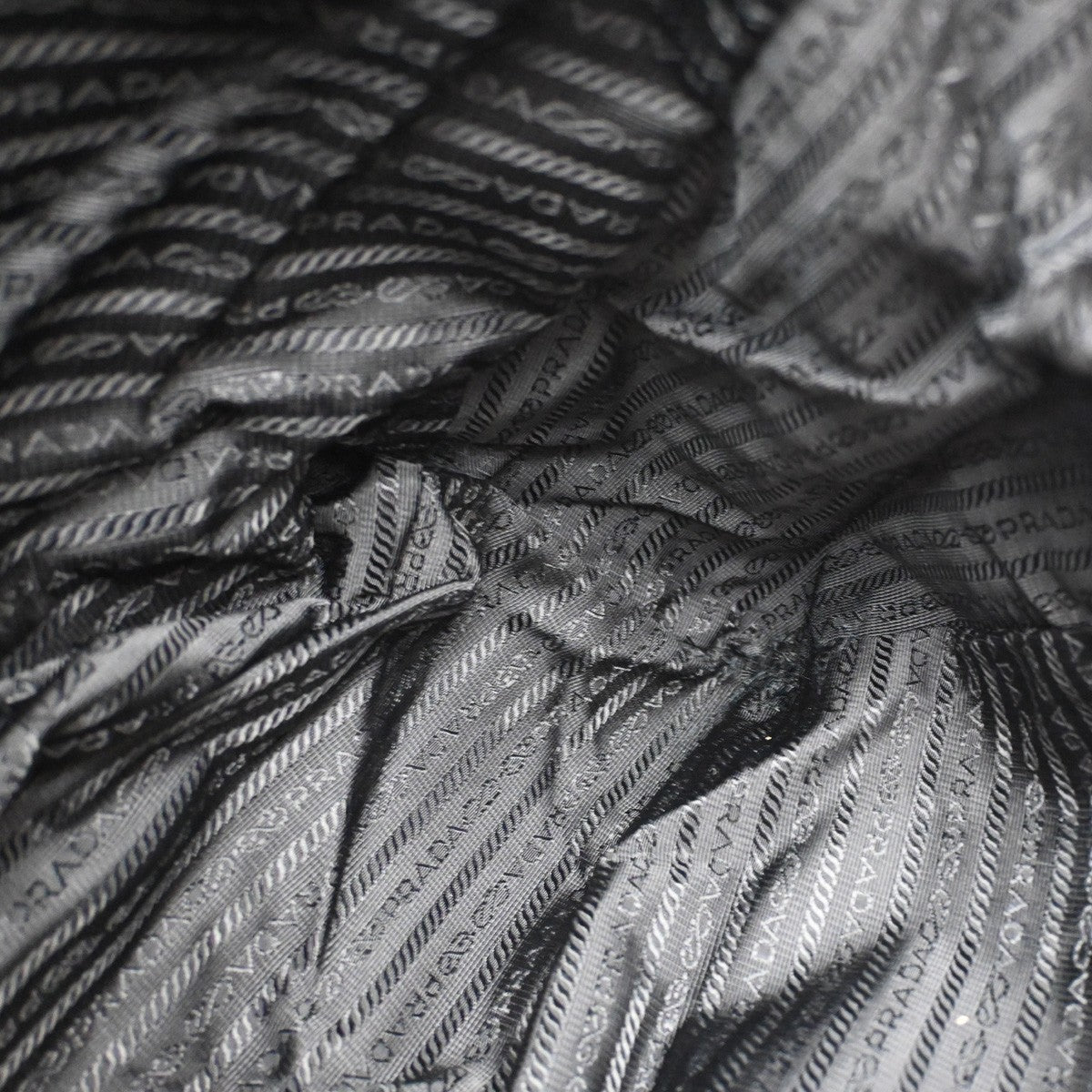 Prada Front Pocket Convertible Tote Leather, BLACK, LEATHER, Tote bag