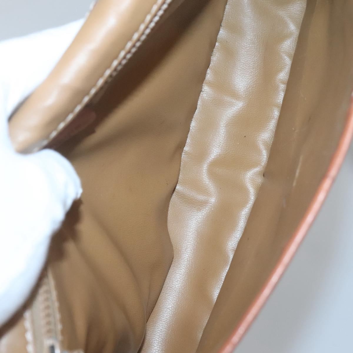 Celine Macadam Shoulder Bag PVC Leather, BROWN, CANVAS, Shoulder bag