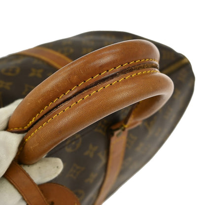 Louis Vuitton Keepall Bandouliere Bag Monogram Canvas, BROWN, CANVAS, Travel bag