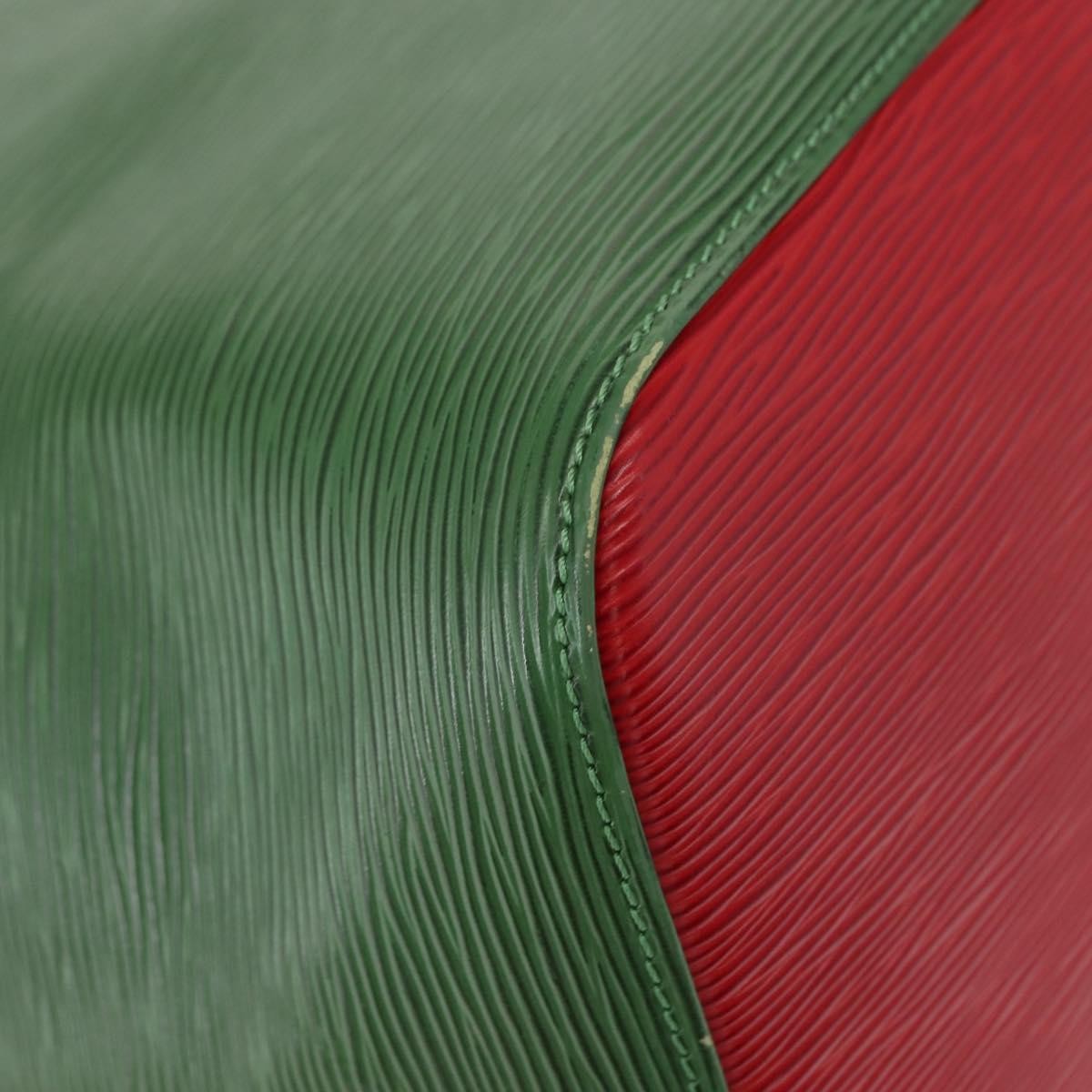 Louis Vuitton Bicolor Petit Noe Handbag Epi Leather, GREEN, LEATHER, Shoulder bag