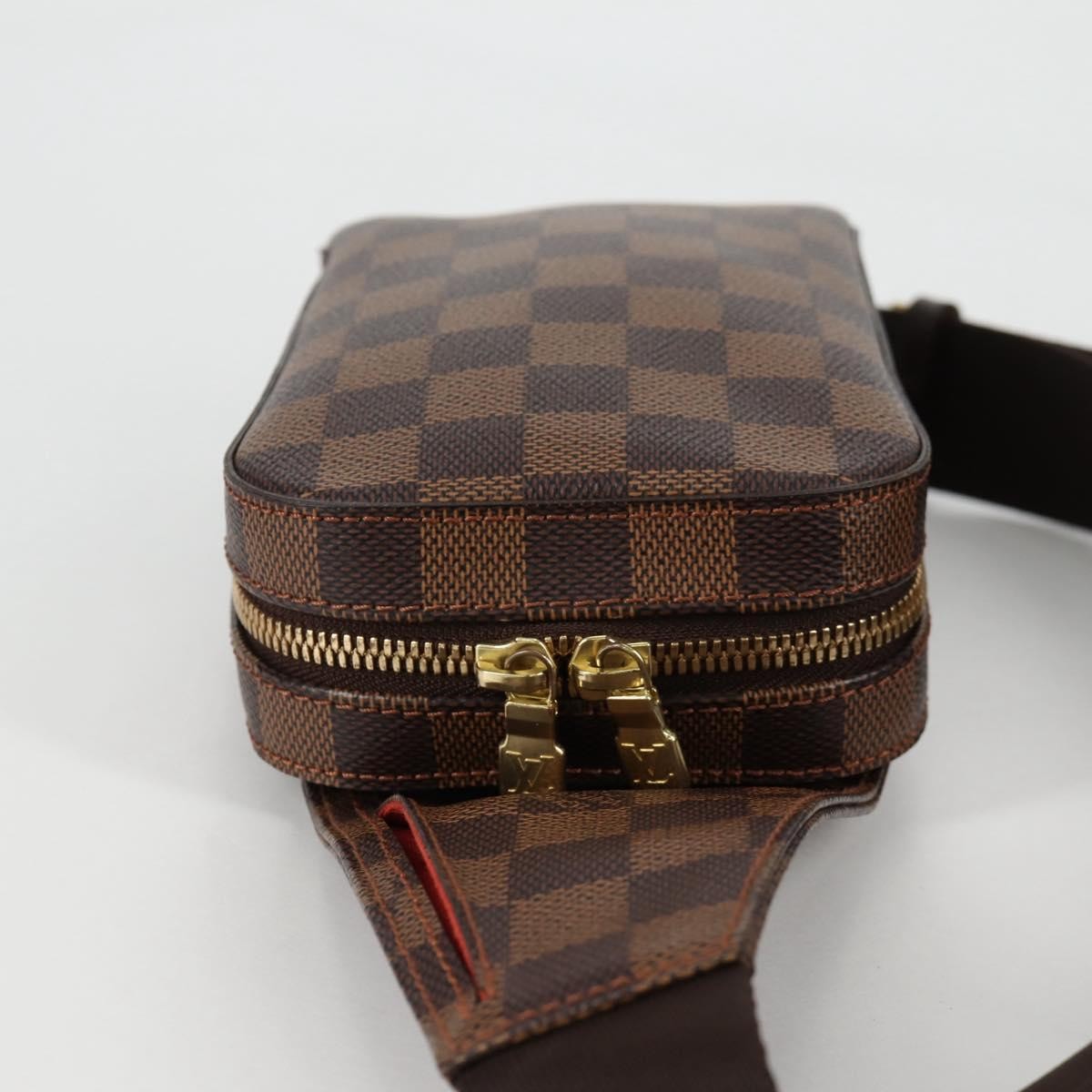 Louis Vuitton Geronimos Waist Bag Damier, BROWN, CANVAS, Travel bag