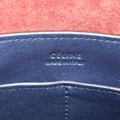 Celine Soft Cube Bag Leather, YELLOW, LEATHER, Handbag