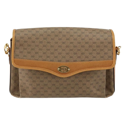 Gucci Micro GG supreme shoulder bag GG canvas, BEIGE, CANVAS, Shoulder bag