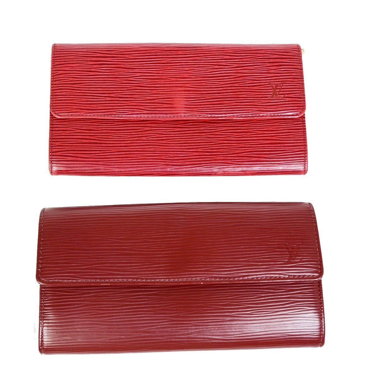 Louis Vuitton Vintage Sarah Wallet Epi Leather, RED, LEATHER, Wallets