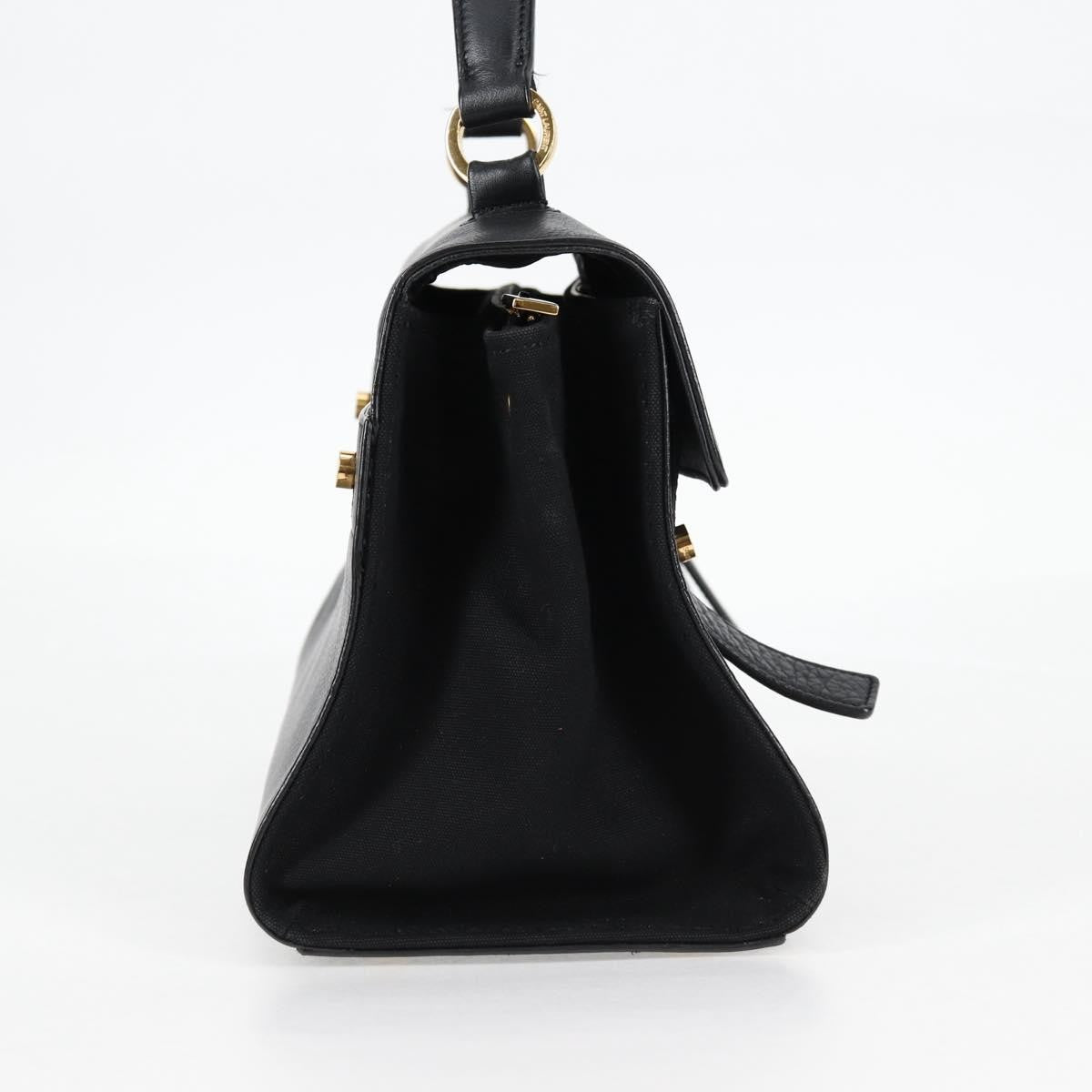 Saint Laurent Muse Two Bag Leather, BLACK, LEATHER, Handbag