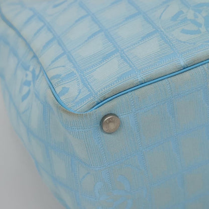 Chanel Travel Line Tote Nylon, BLUE, NYLON, Tote bag