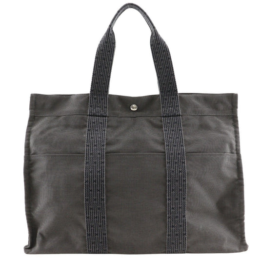 Hermes Fourre-tout Herline Fourre-tout Herline, GRAY, CANVAS, Tote bag