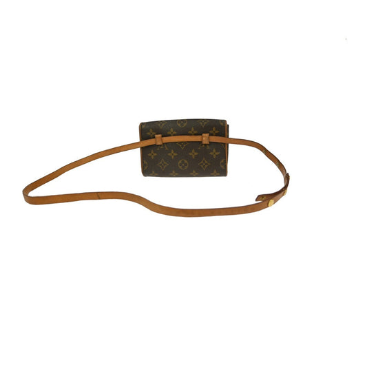 Louis Vuitton Florentine Waist Bag Monogram Canvas, BROWN, CANVAS, Clutche & pouche