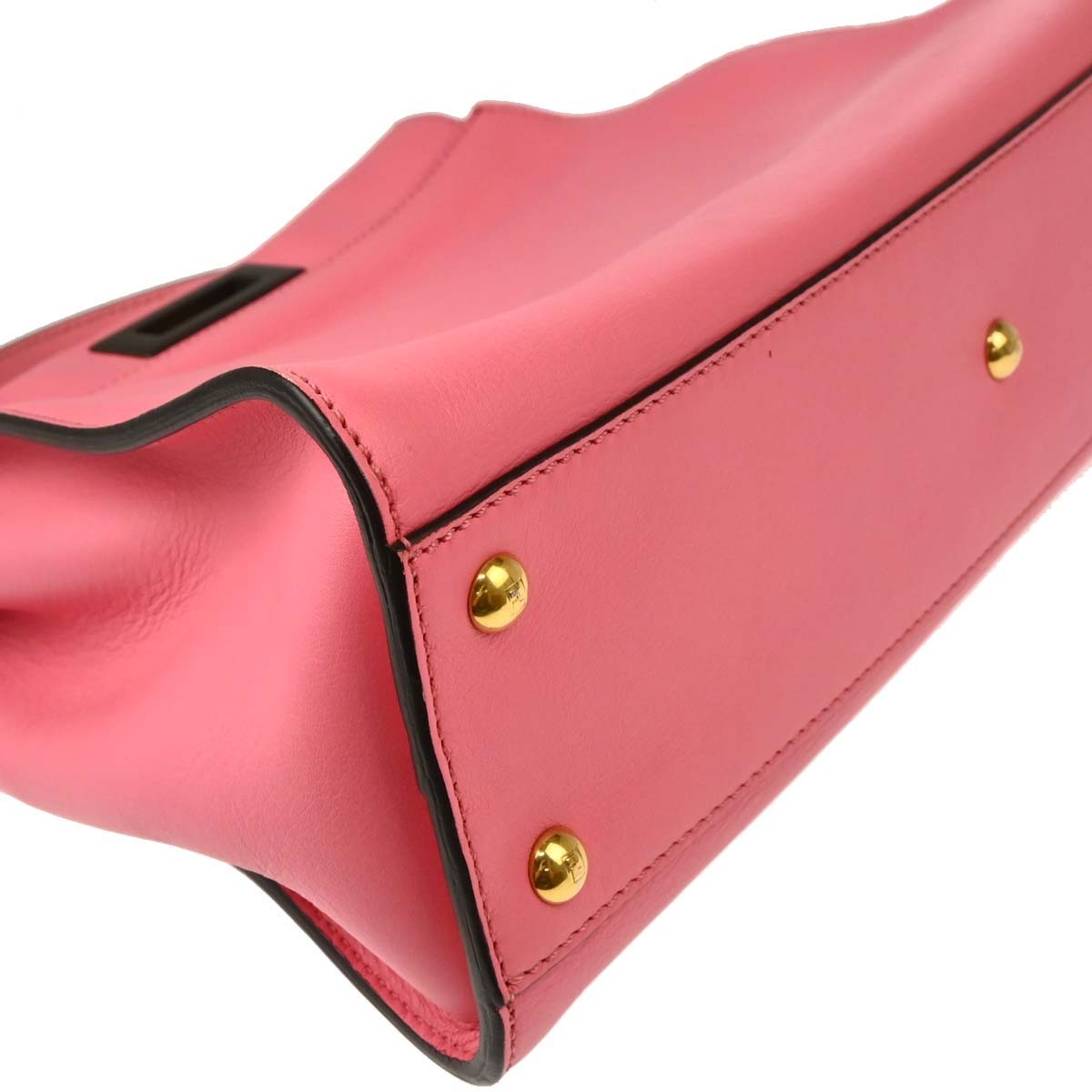 Fendi Peekaboo Essential Bag Leather, PINK, LEATHER, Handbag