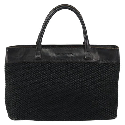 Bottega Veneta Vintage handbag Canvas, BLACK, CANVAS, Handbag