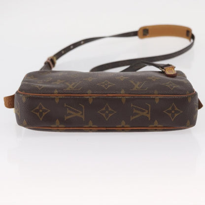 Louis Vuitton Pochette Marly Bandouliere Bag Monogram Canvas, BROWN, CANVAS, Shoulder bag