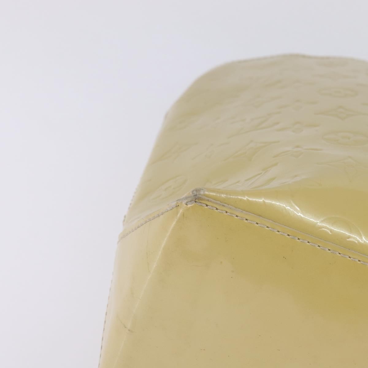 Louis Vuitton Wilshire Handbag Monogram Vernis, BEIGE, PATENT_LEATHER, Handbag