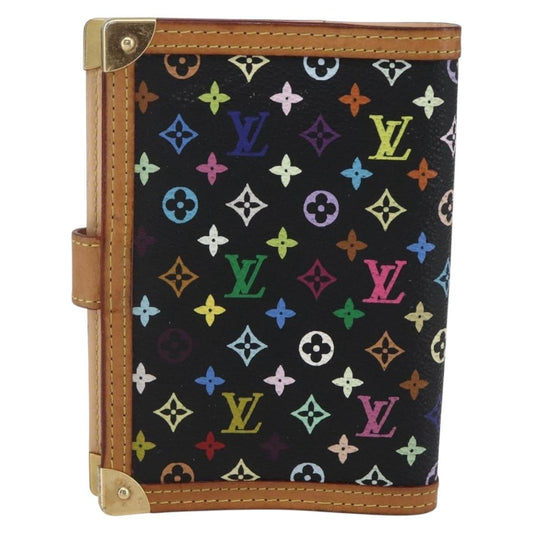 Louis Vuitton Agenda Cover Canvas Multicolor, BLACK, CANVAS, Wallets