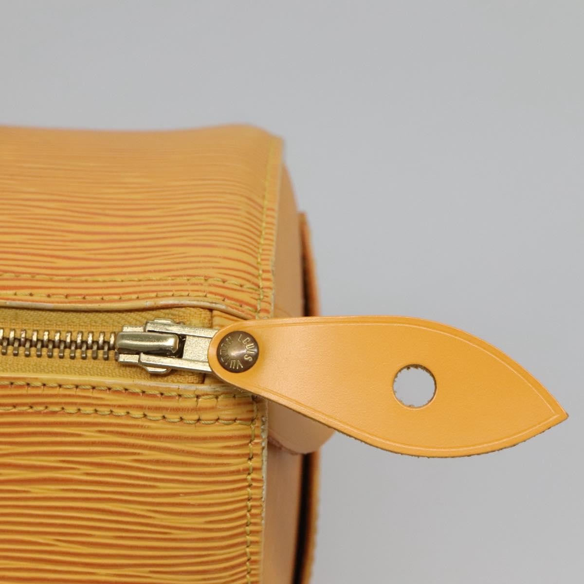 Louis Vuitton Speedy Handbag Epi Leather, YELLOW, LEATHER, Handbag