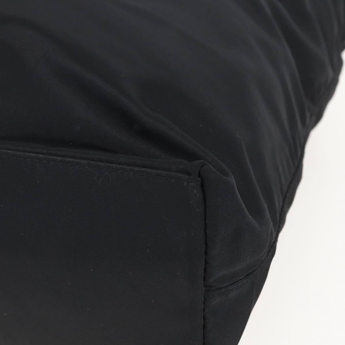 Prada Vintage Zip Tote Tessuto, BLACK, NYLON, Tote bag