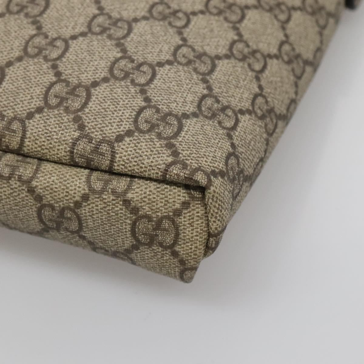 Gucci Flap Messenger GG Coated Canvas, BEIGE, CANVAS, Shoulder bag