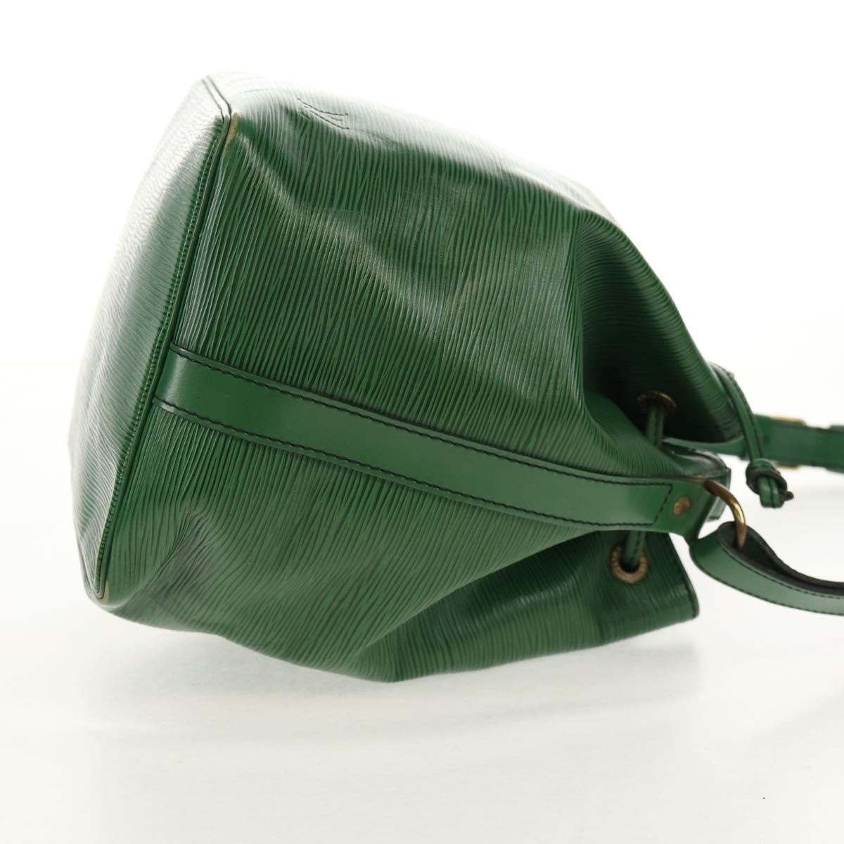 Louis Vuitton Petit Noe Handbag Epi Leather, GREEN, LEATHER, Shoulder bag