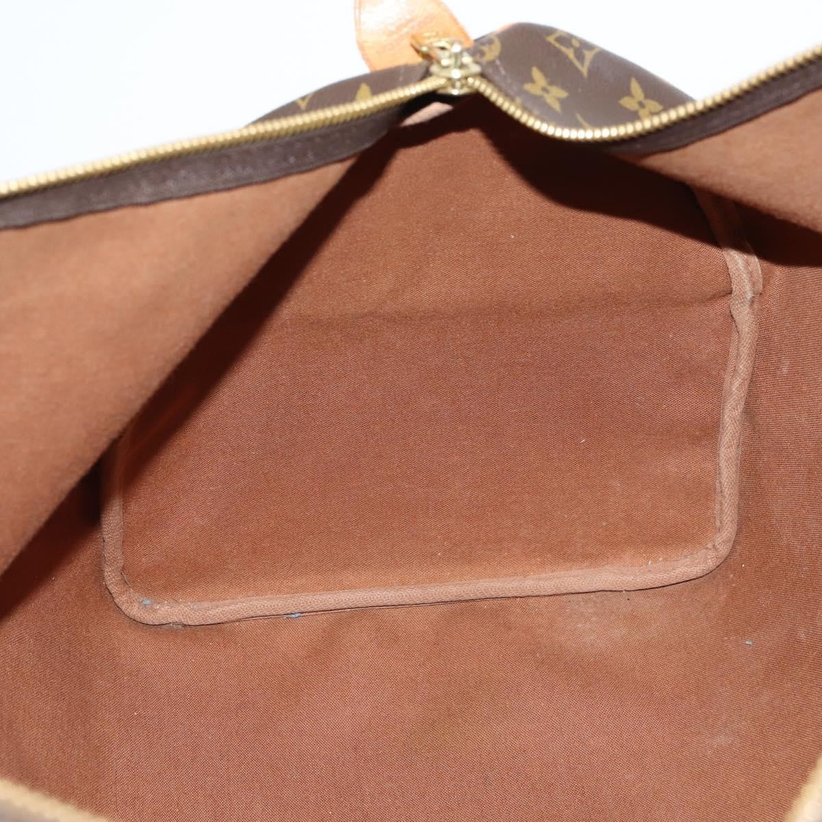 Louis Vuitton Keepall Bag Monogram Canvas, BROWN, CANVAS, Travel bag