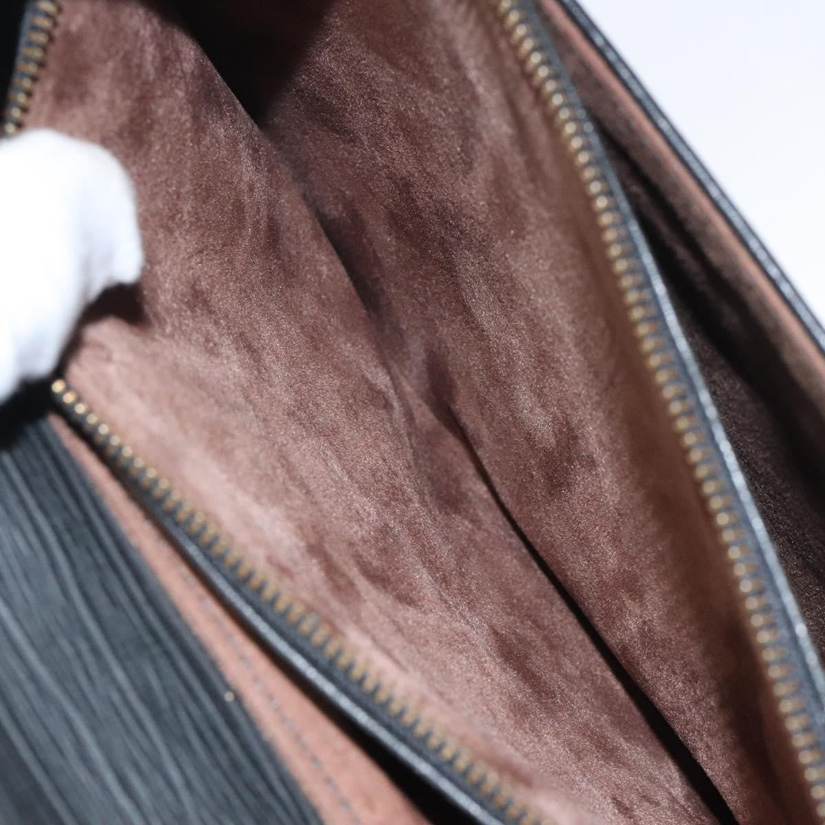 Versace Lock Flap Briefcase Leather, BLACK, LEATHER, Briefcase