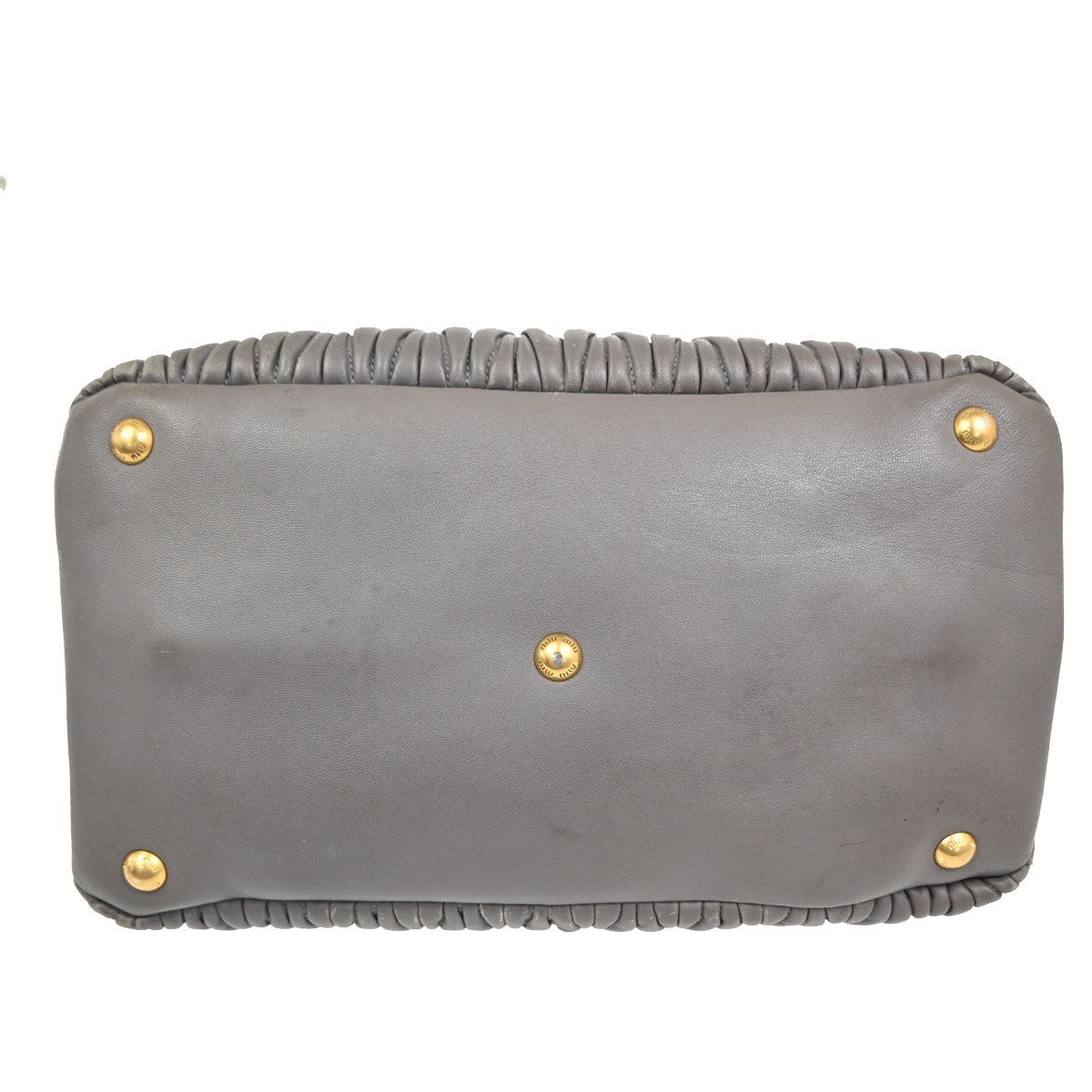 Miu Miu Madras Bowler Bag Matelasse Leather, Purple, Leather, Handbag