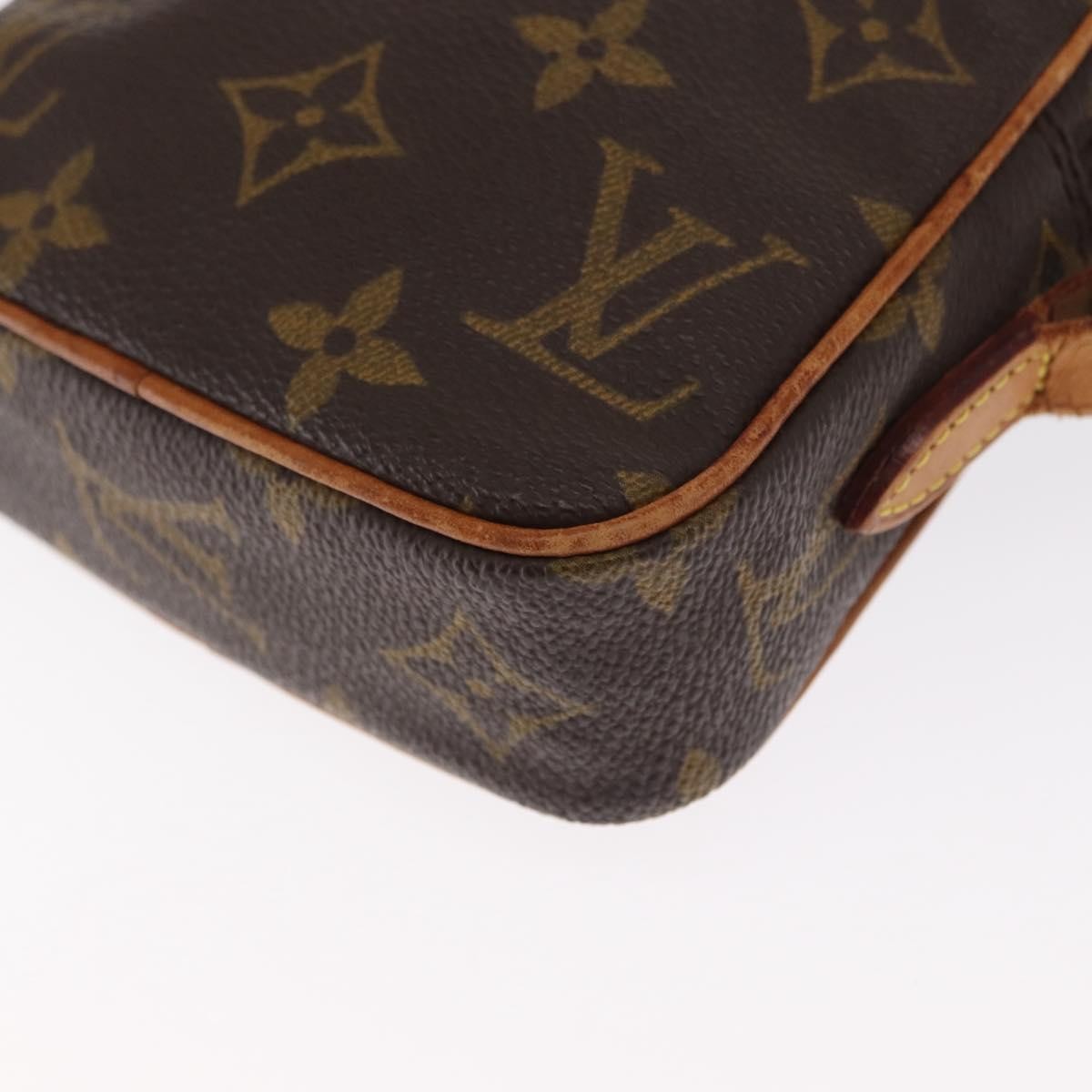 Louis Vuitton Danube Handbag Monogram Canvas, BROWN, CANVAS, Shoulder bag