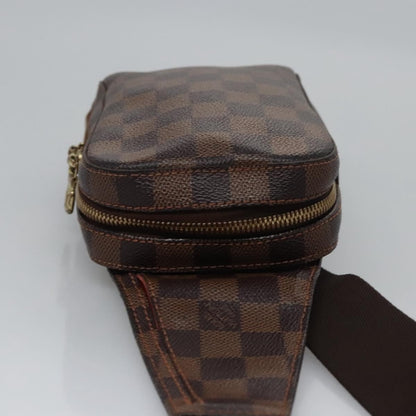 Louis Vuitton Geronimos Waist Bag Damier, BROWN, CANVAS, Shoulder bag