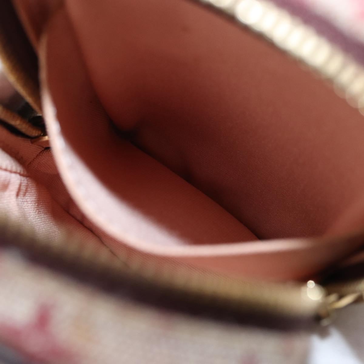 Louis Vuitton Camera Bag Mini Lin, RED, CANVAS, Clutche & pouche