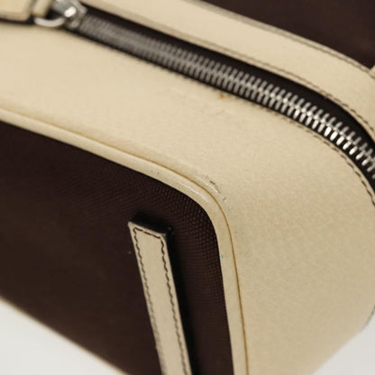 Prada Vintage Handbag Canvas, BROWN, CANVAS, Handbag