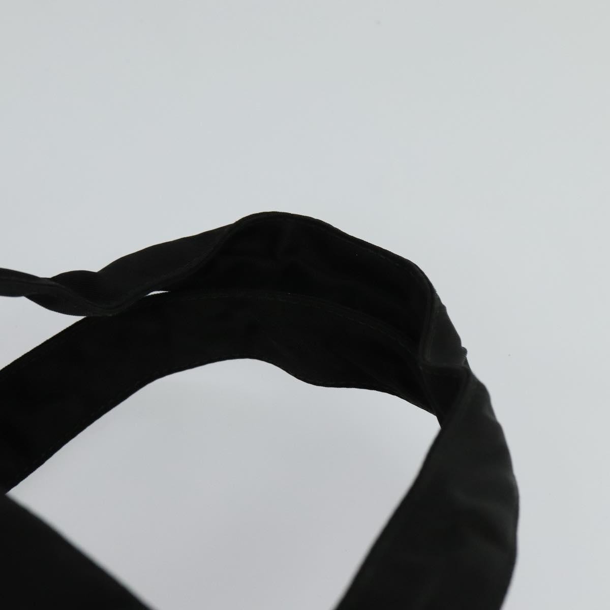 Prada Vintage Zip Handbag Tessuto, BLACK, NYLON, Handbag