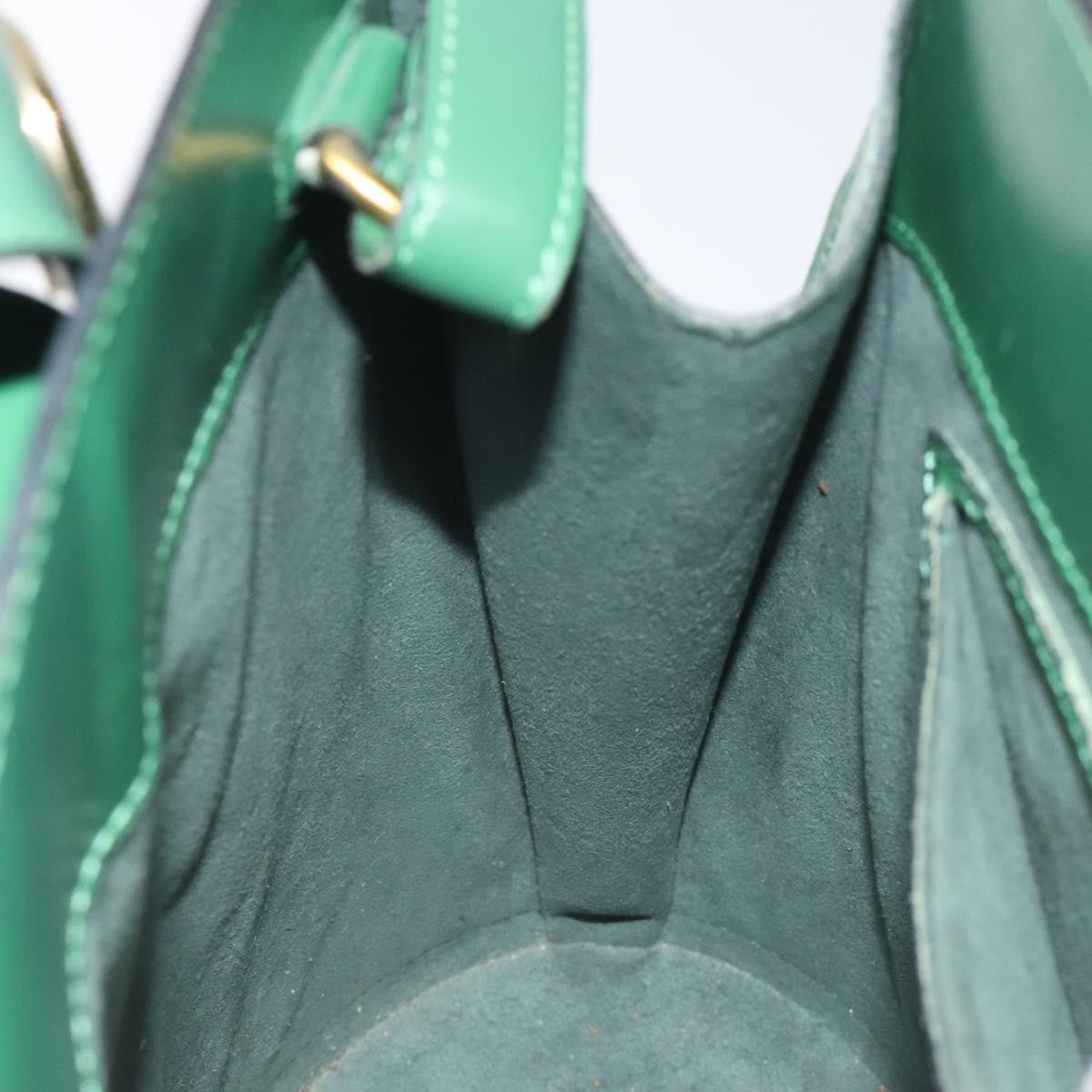 Louis Vuitton Cluny Shoulder Bag Epi Leather, GREEN, LEATHER, Shoulder bag