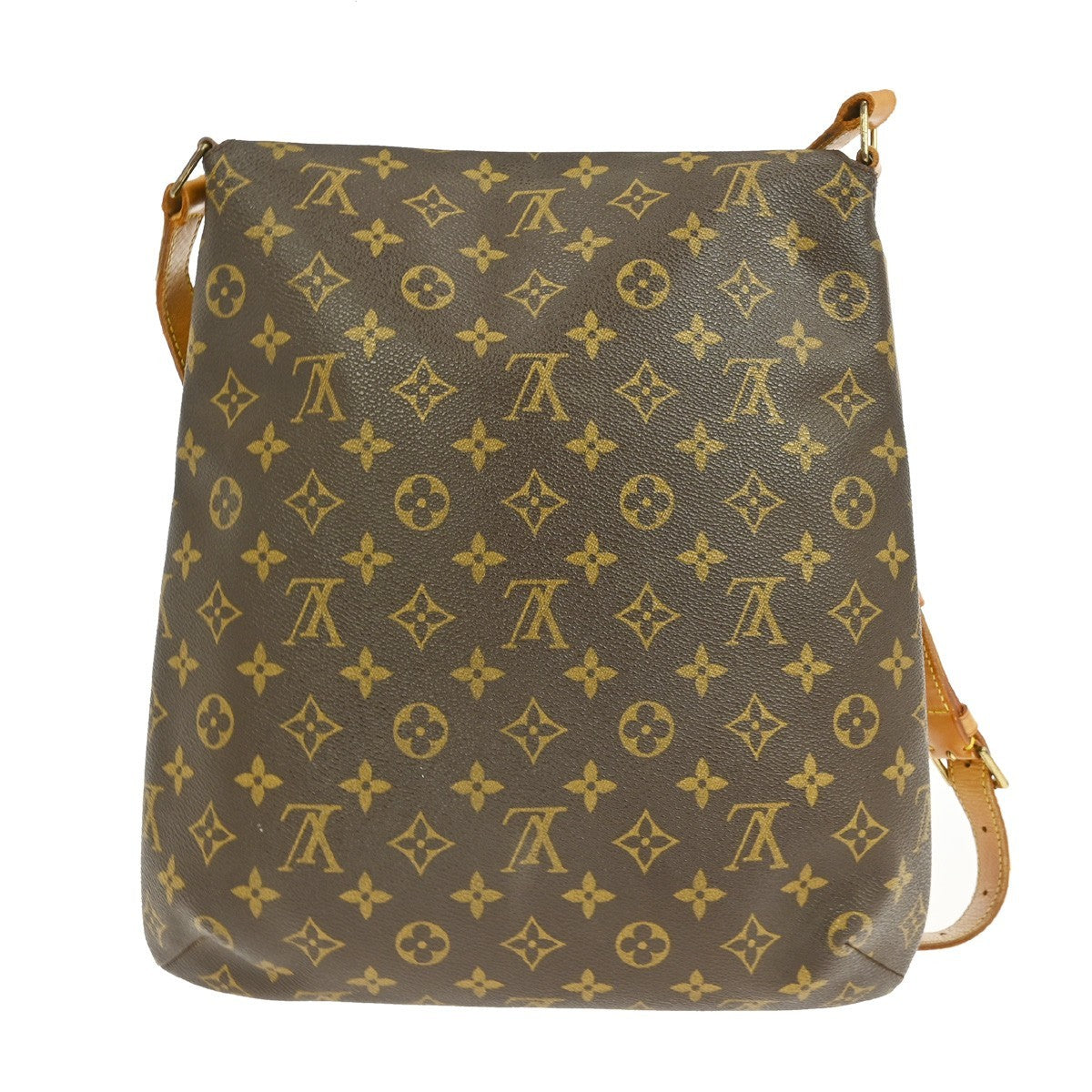 Louis Vuitton Musette Handbag Monogram Canvas, BROWN, CANVAS, Shoulder bag