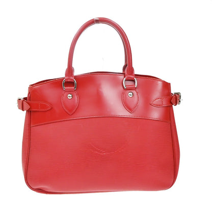 Louis Vuitton Passy Tote Epi Leather, RED, LEATHER, Tote bag