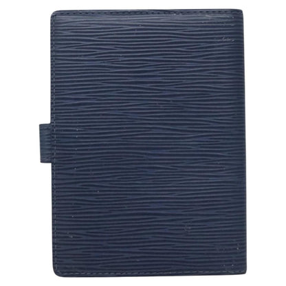 Louis Vuitton Agenda Cover Epi Leather, BLUE, LEATHER, Wallets