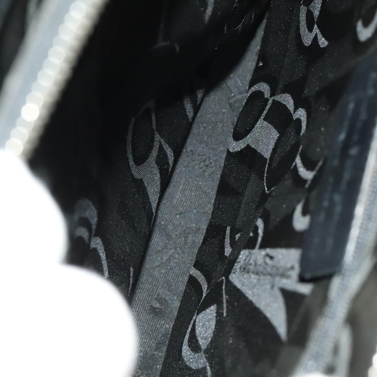 Salvatore Ferragamo Gancini Shoulder Bag Leather, BLACK, LEATHER, Shoulder bag